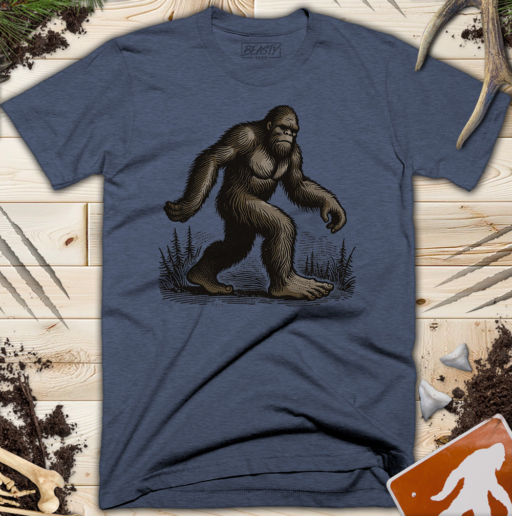 Walking Bigfoot T-Shirt