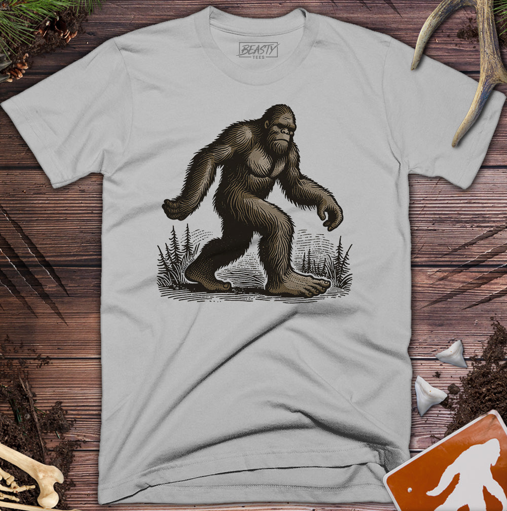 Walking Bigfoot T-Shirt
