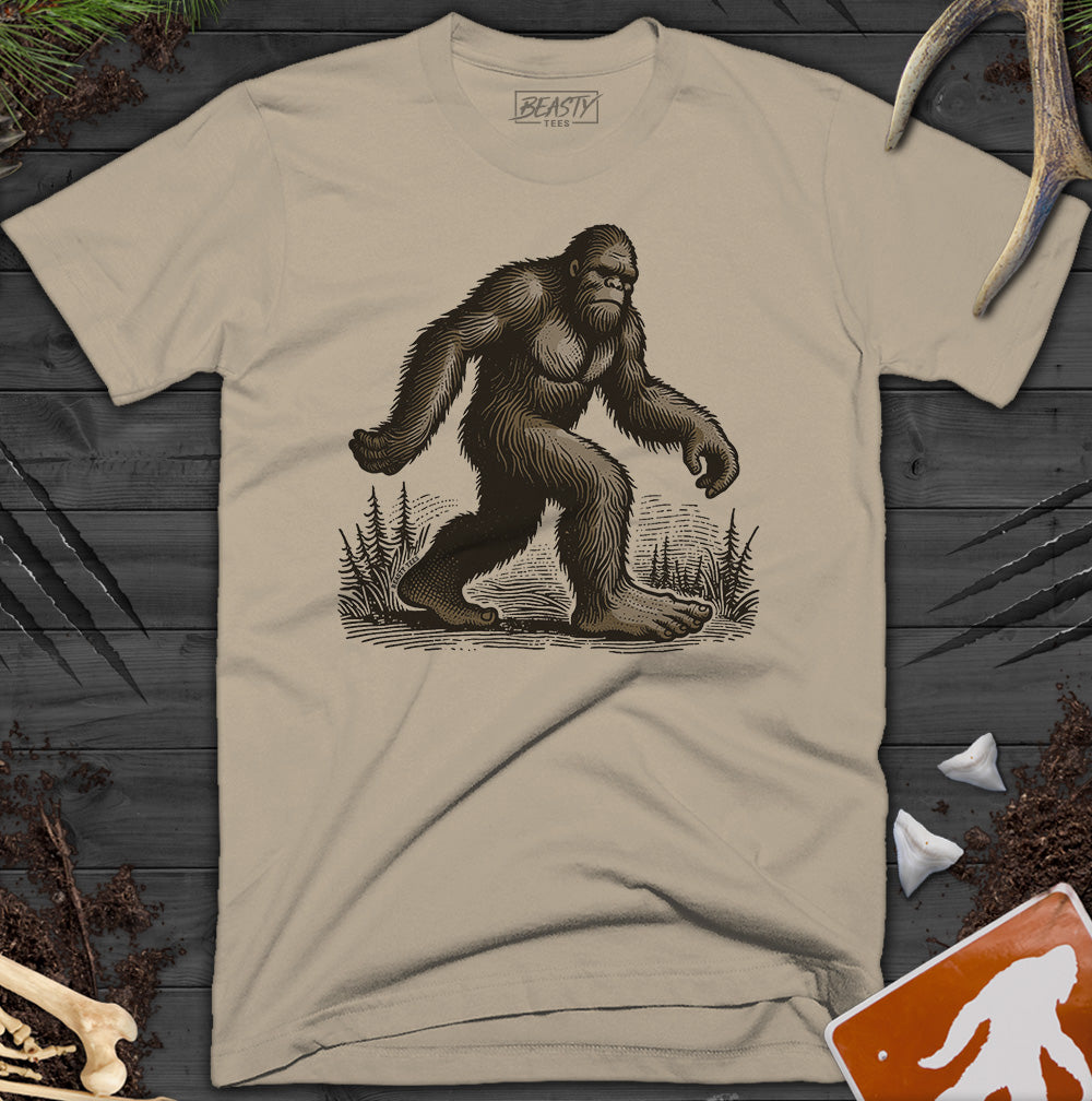 Walking Bigfoot T-Shirt