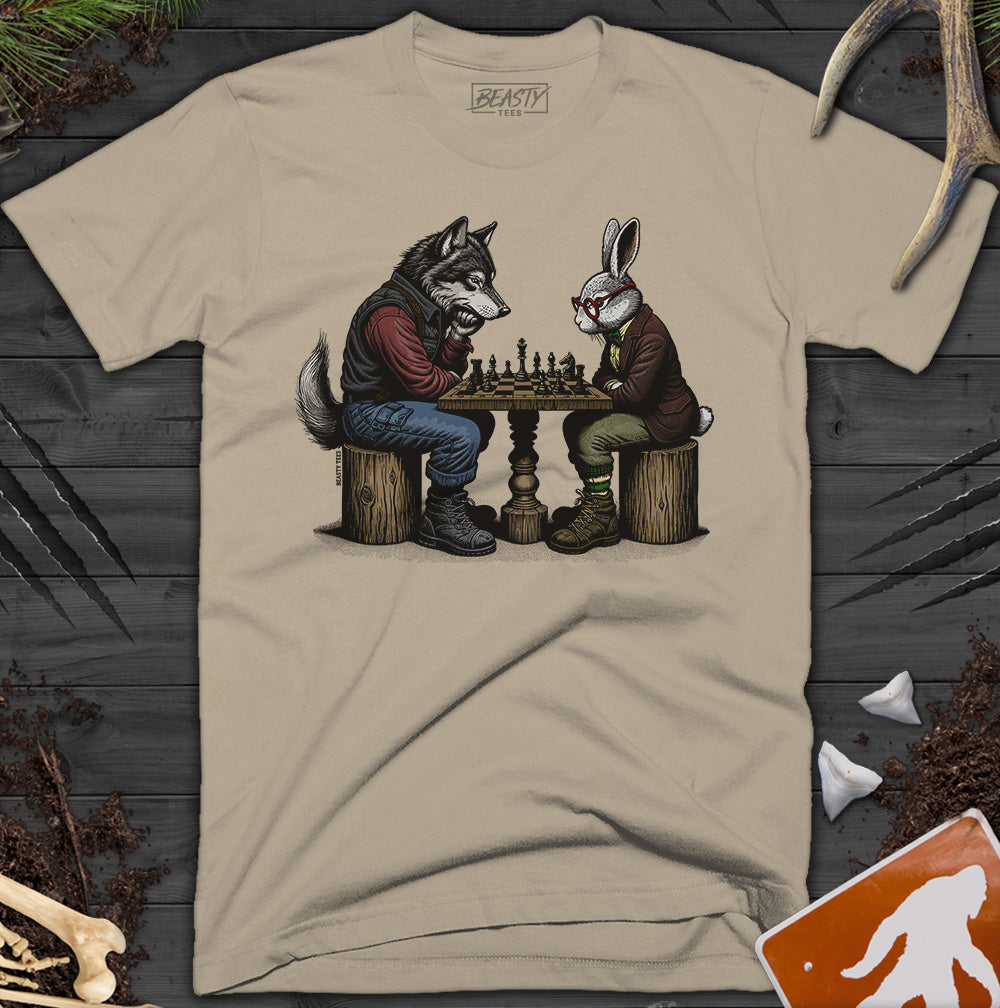 Wolf & Hare Chess T-Shirt