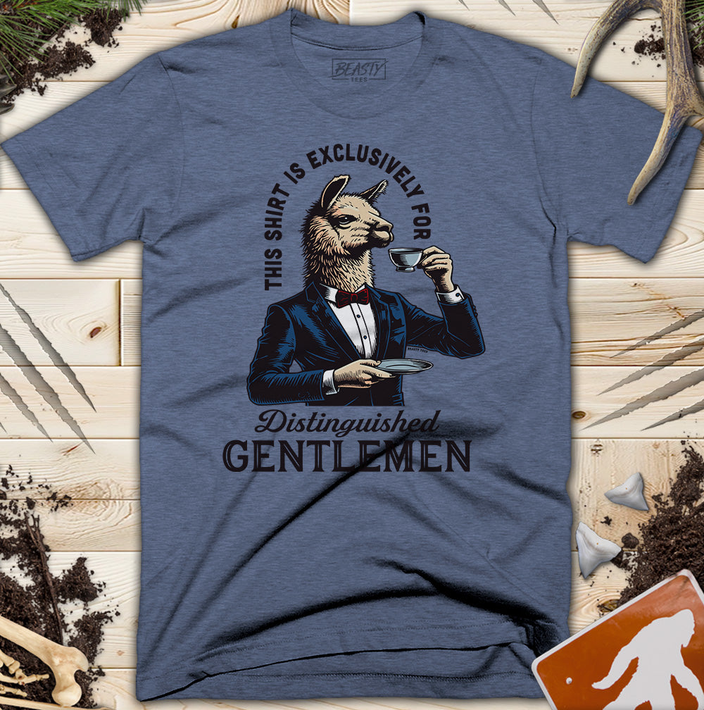 Distinguished Gentlemen Llama T-Shirt
