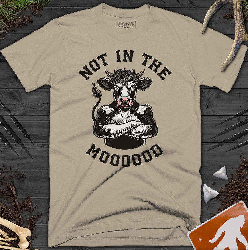 Not-in-the-Moood Cow T-Shirt