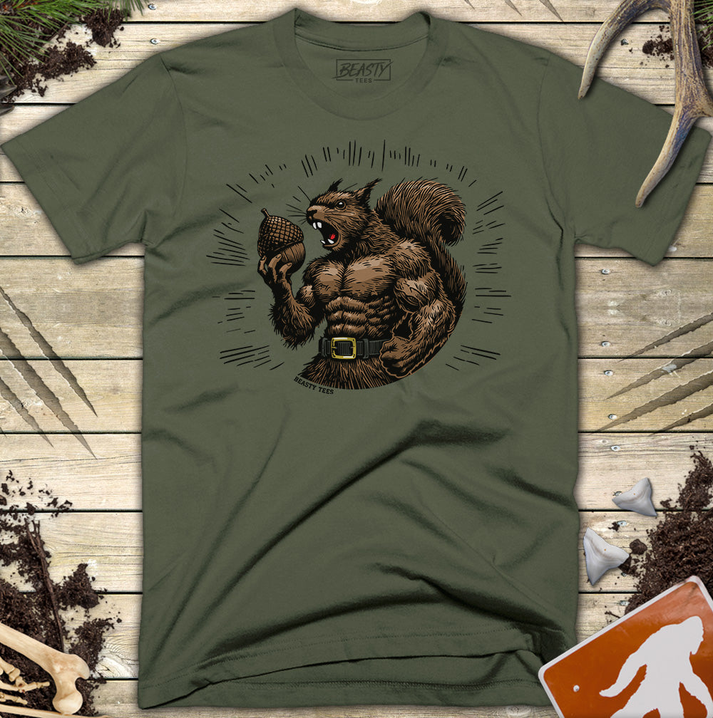 Jacked Angry Squirrel T-Shirt