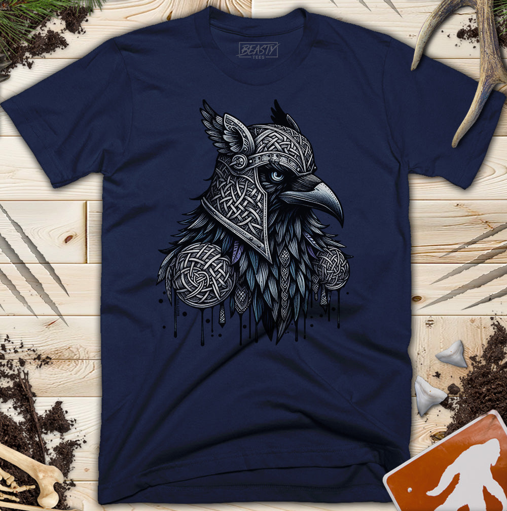 Celtic Raven Crow Warrior T-Shirt