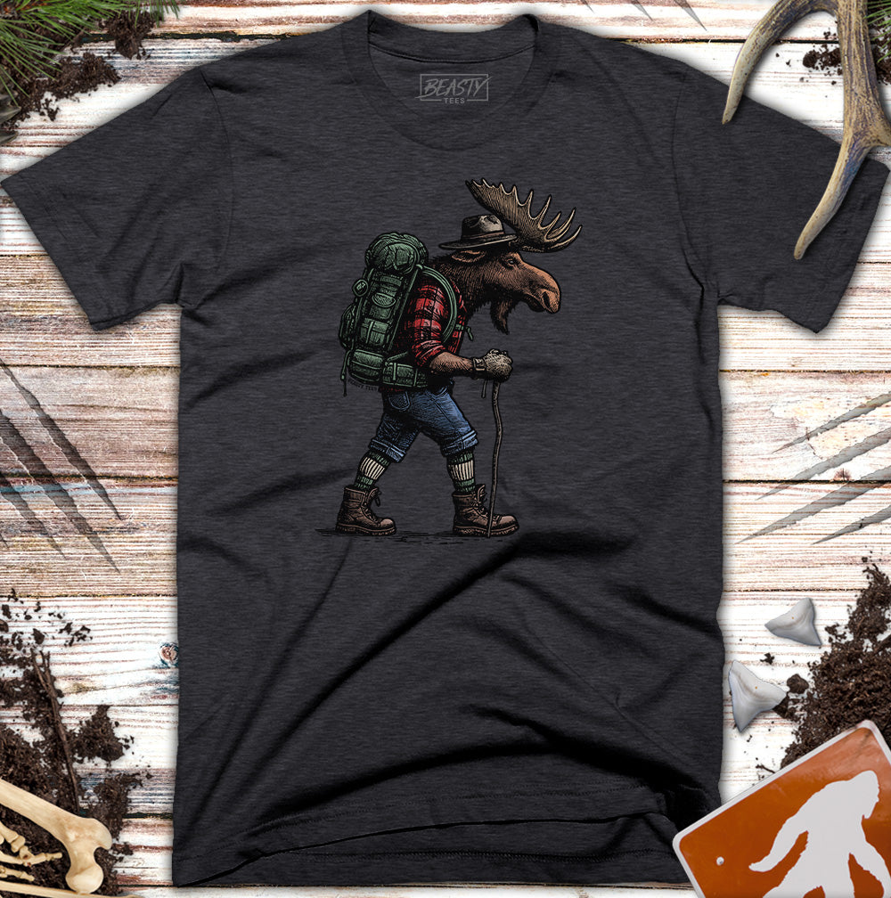 Hiking Moose T-Shirt