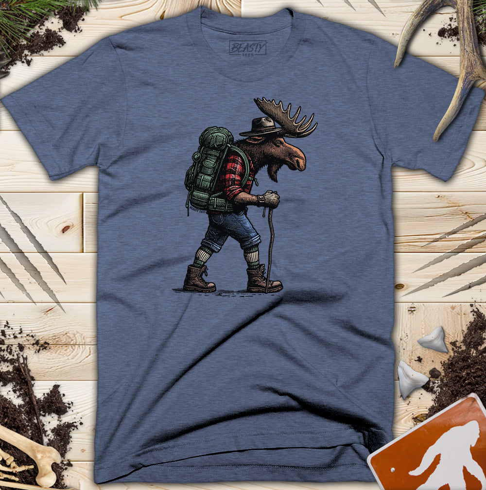Hiking Moose T-Shirt