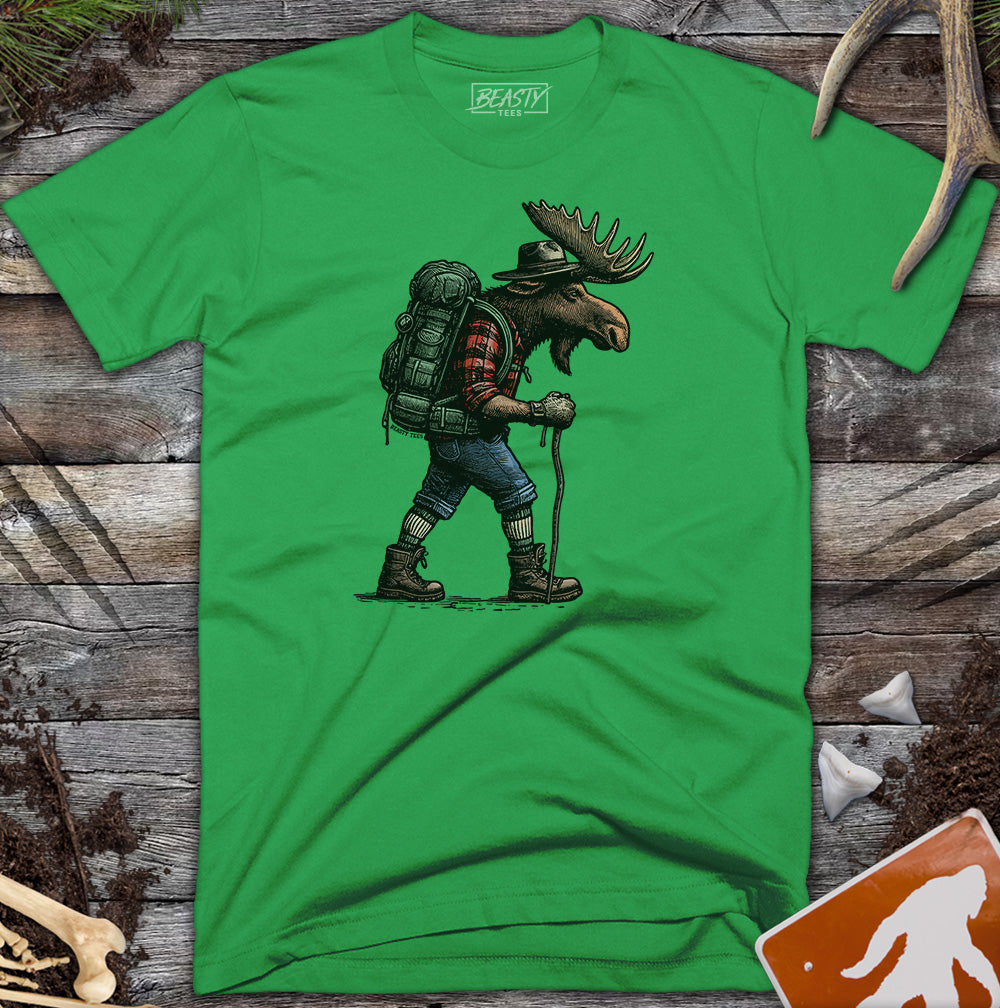 Hiking Moose T-Shirt