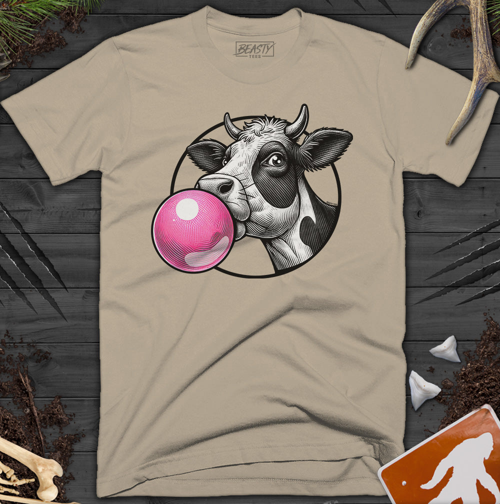 Cow Bubble Gum Bubble T-Shirt