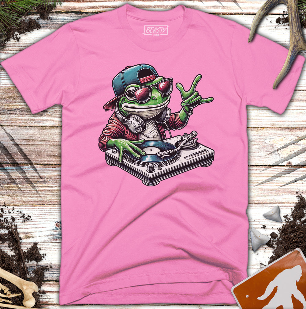 DJ Frog Turntable T-Shirt