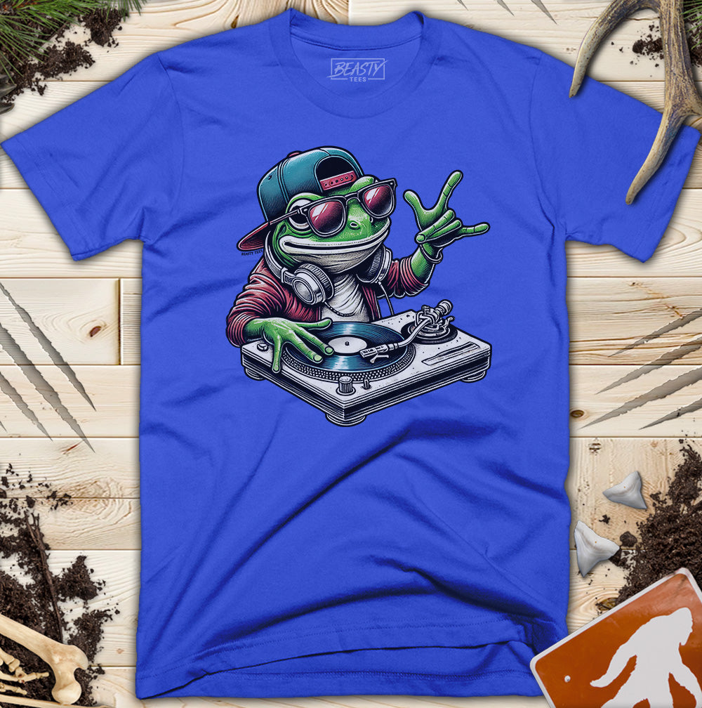 DJ Frog Turntable T-Shirt