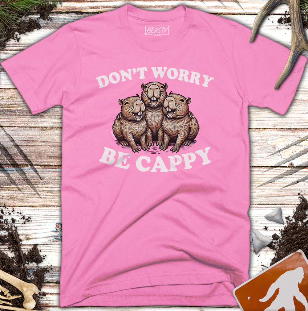 Don't Worry Be Cappy - Cute Capybara T-Shirt