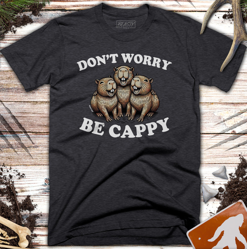 Don't Worry Be Cappy - Cute Capybara T-Shirt