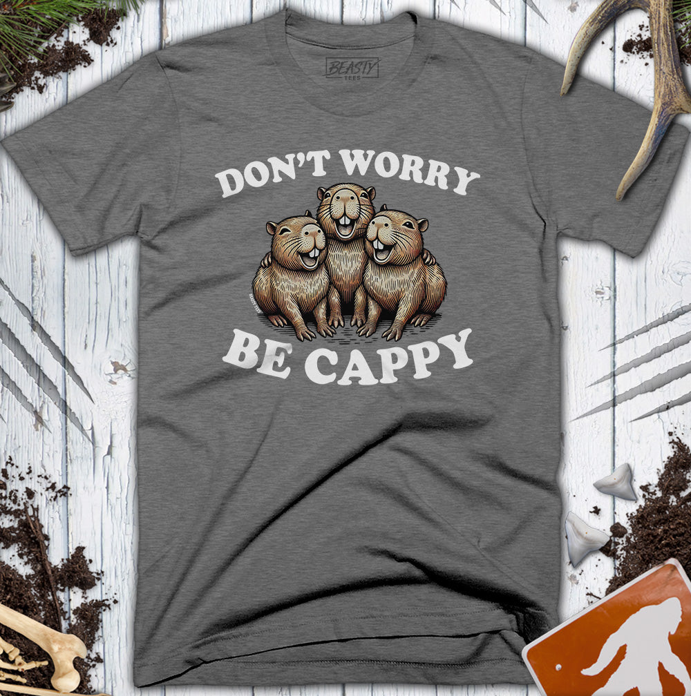 Don't Worry Be Cappy - Cute Capybara T-Shirt