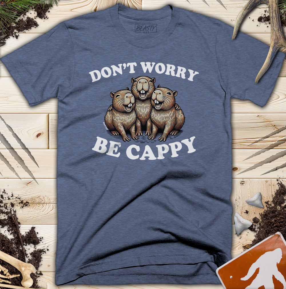 Don't Worry Be Cappy - Cute Capybara T-Shirt