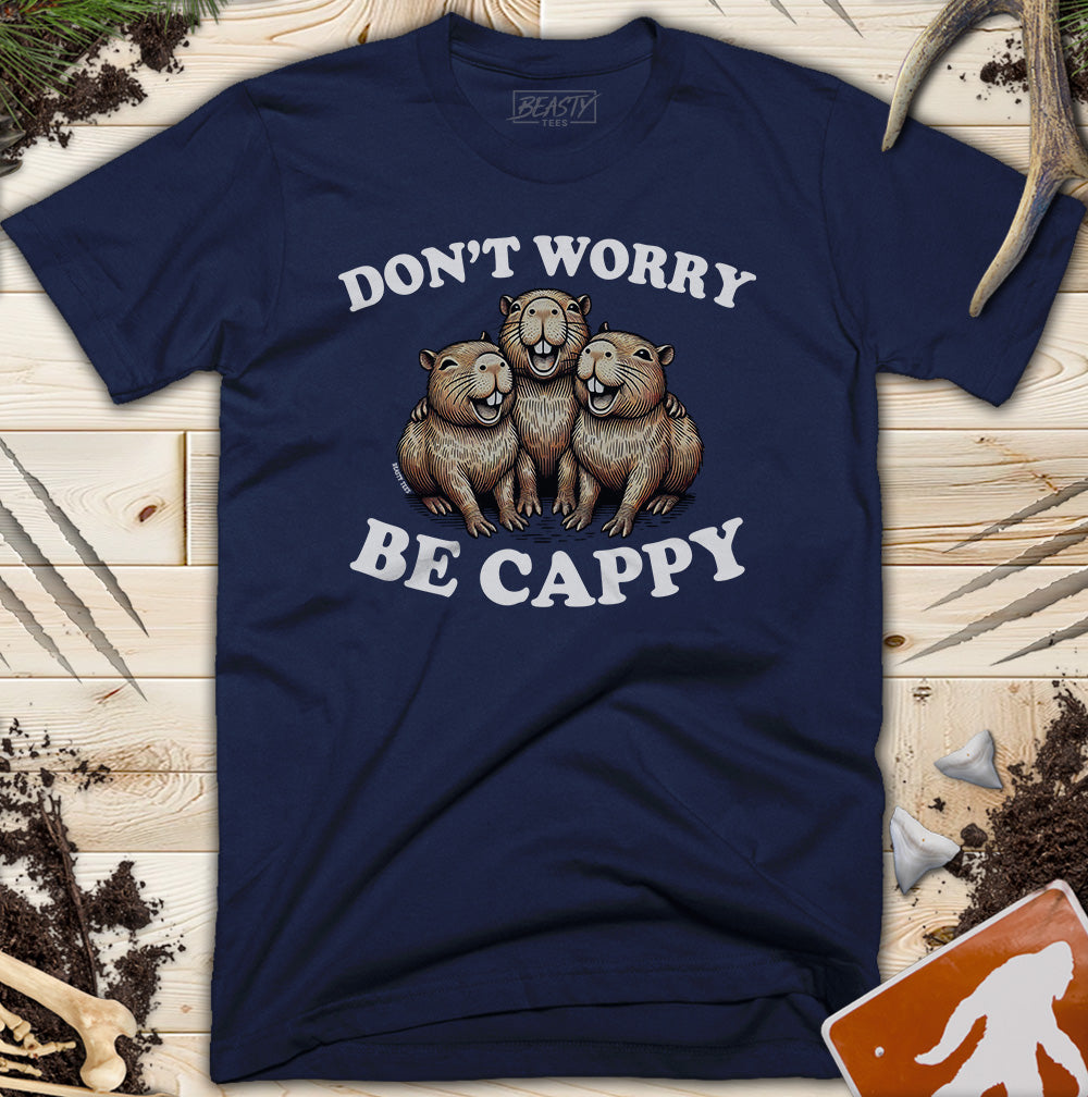 Don't Worry Be Cappy - Cute Capybara T-Shirt
