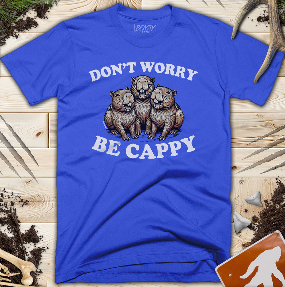 Don't Worry Be Cappy - Cute Capybara T-Shirt