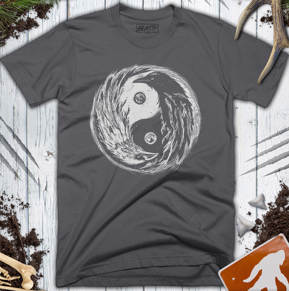 Yin Yang Crows T-Shirt