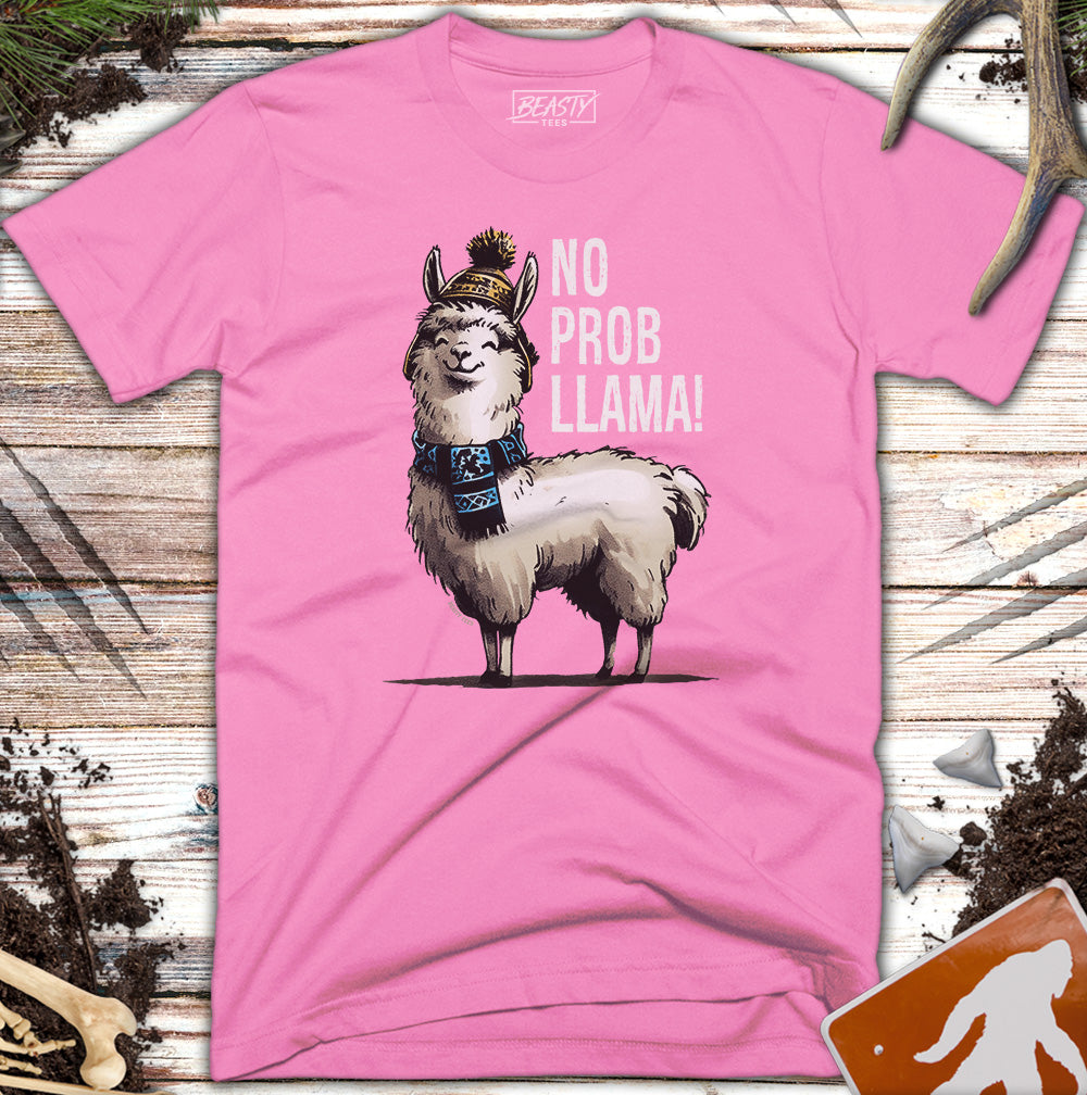 No Probllama Llama T-Shirt