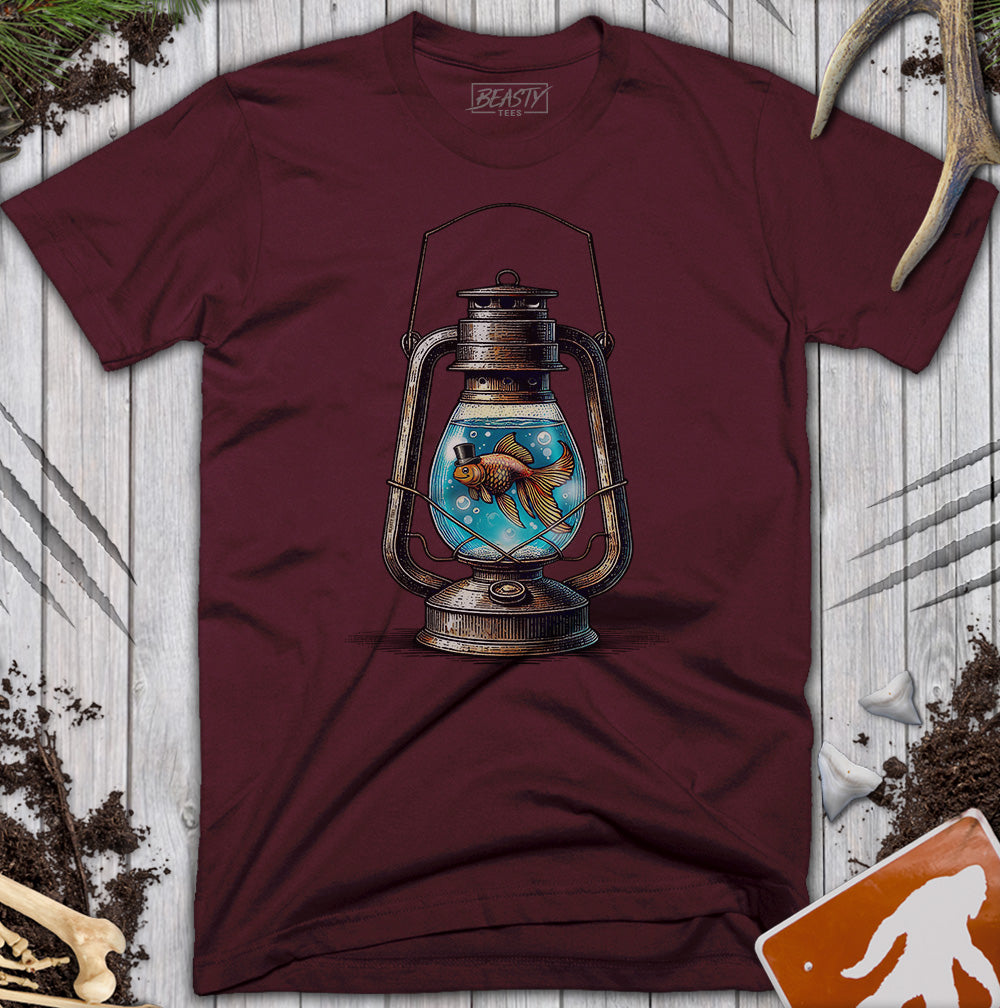 Vintage Lantern Goldfish T-Shirt
