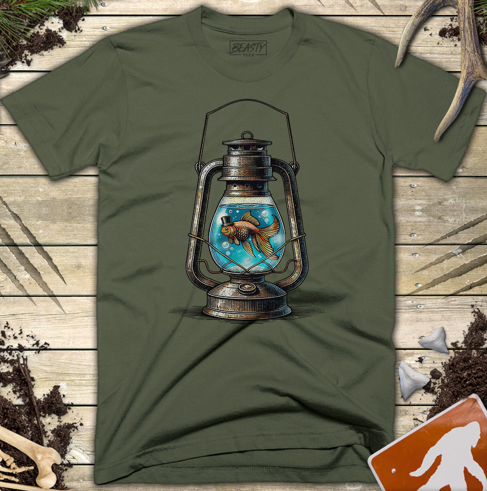 Vintage Lantern Goldfish T-Shirt