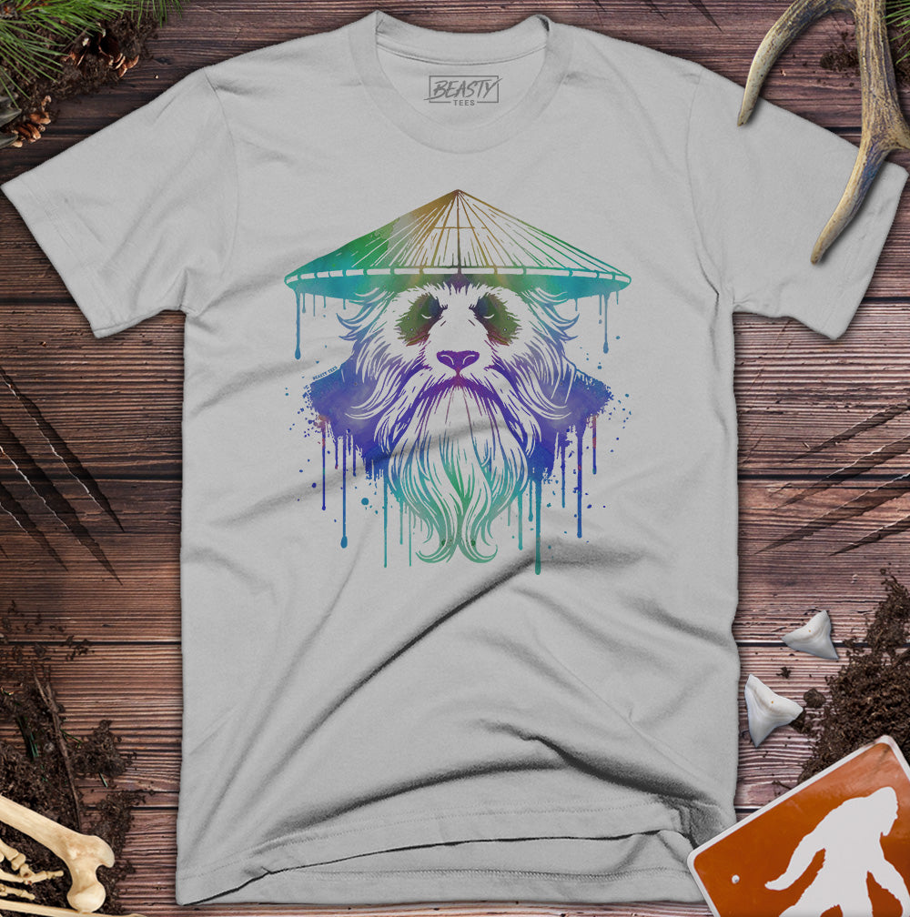 Paint Drip Samurai Panda T-Shirt