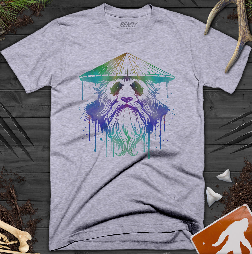 Paint Drip Samurai Panda T-Shirt