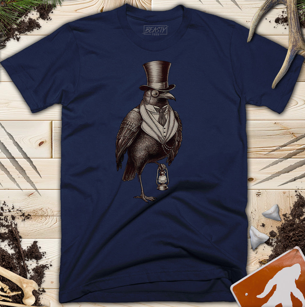 Vintage Lantern Crow T-Shirt