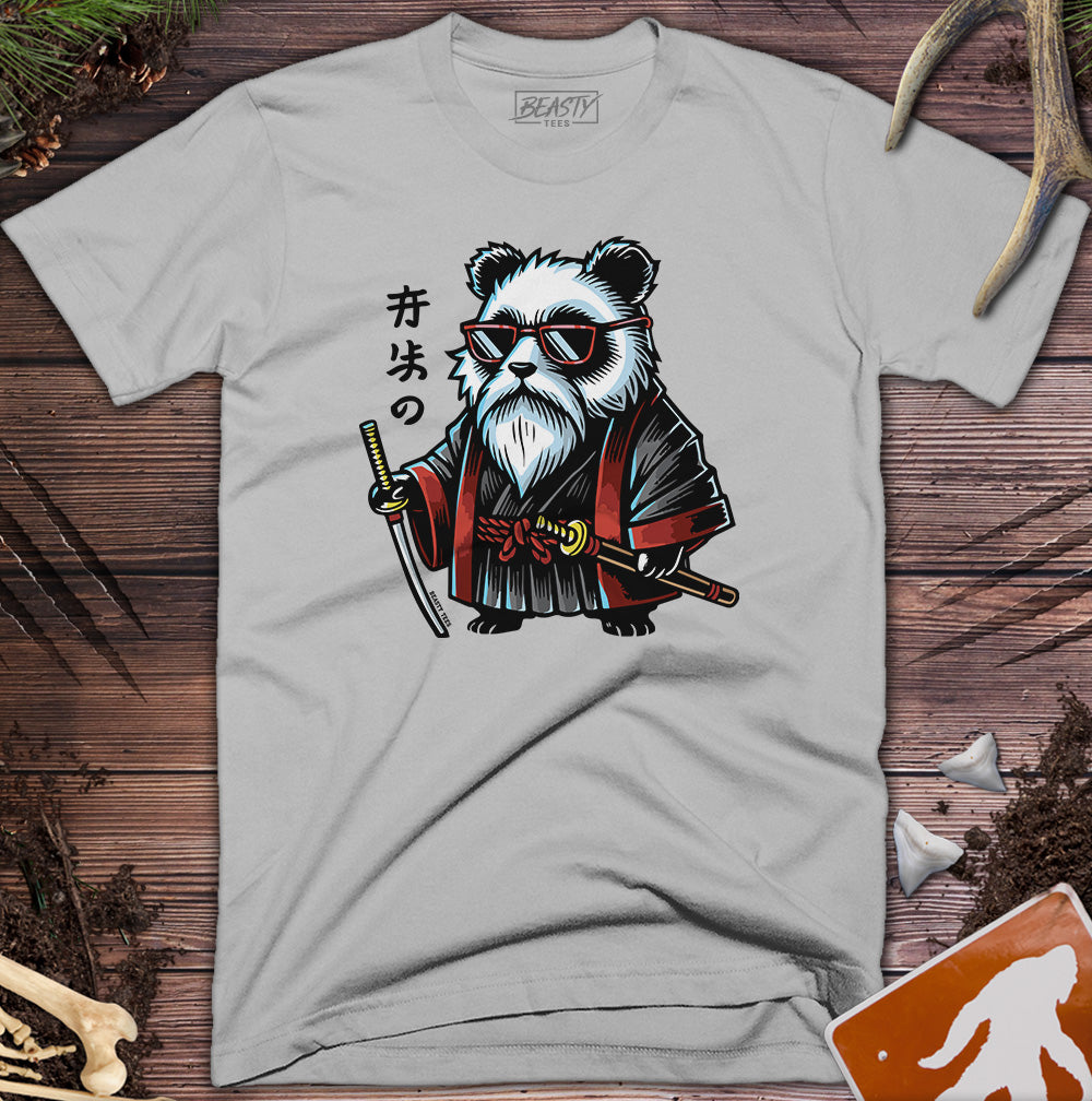 Samurai Chibi Panda-T-Shirt