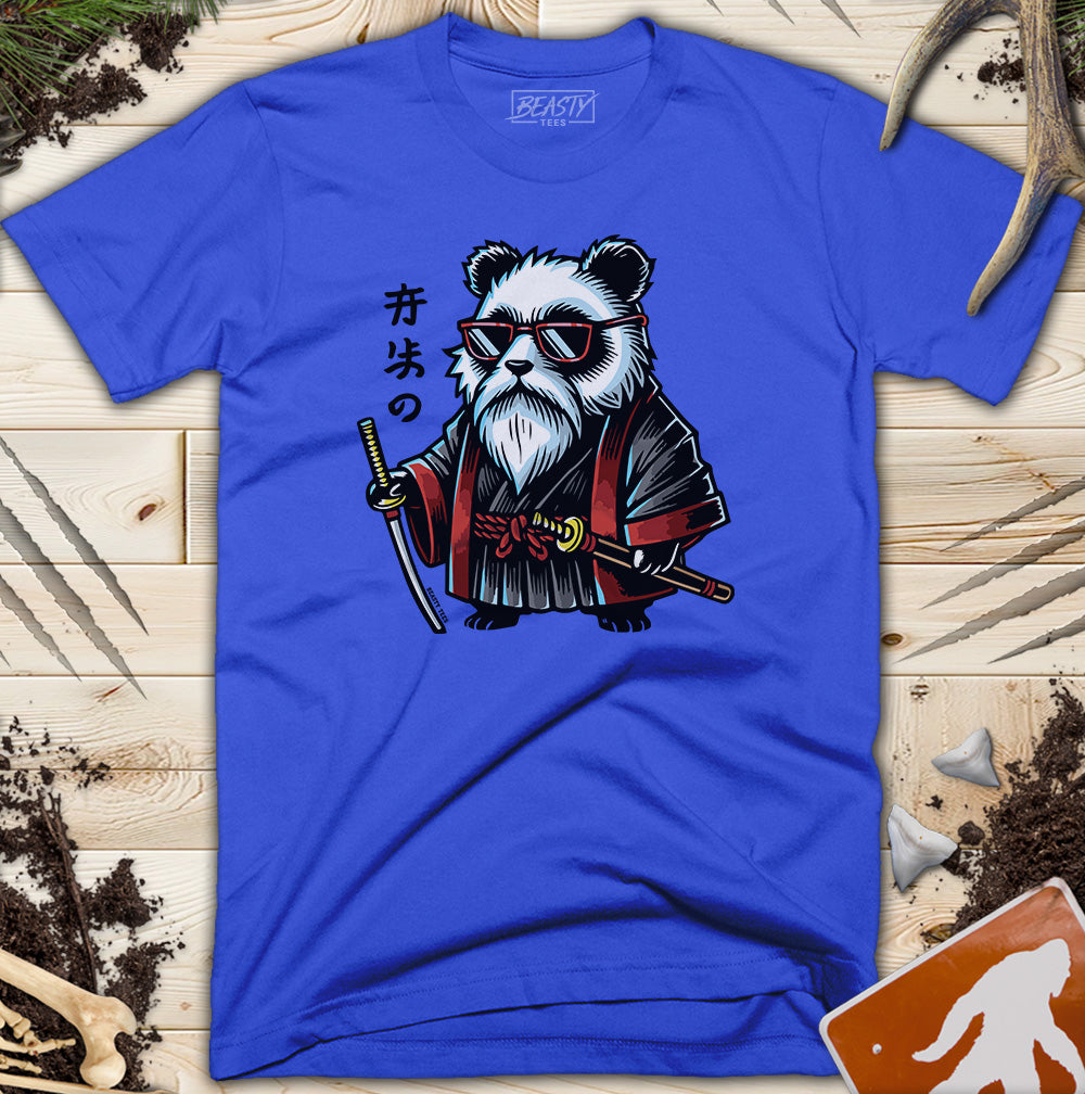 Samurai Chibi Panda-T-Shirt