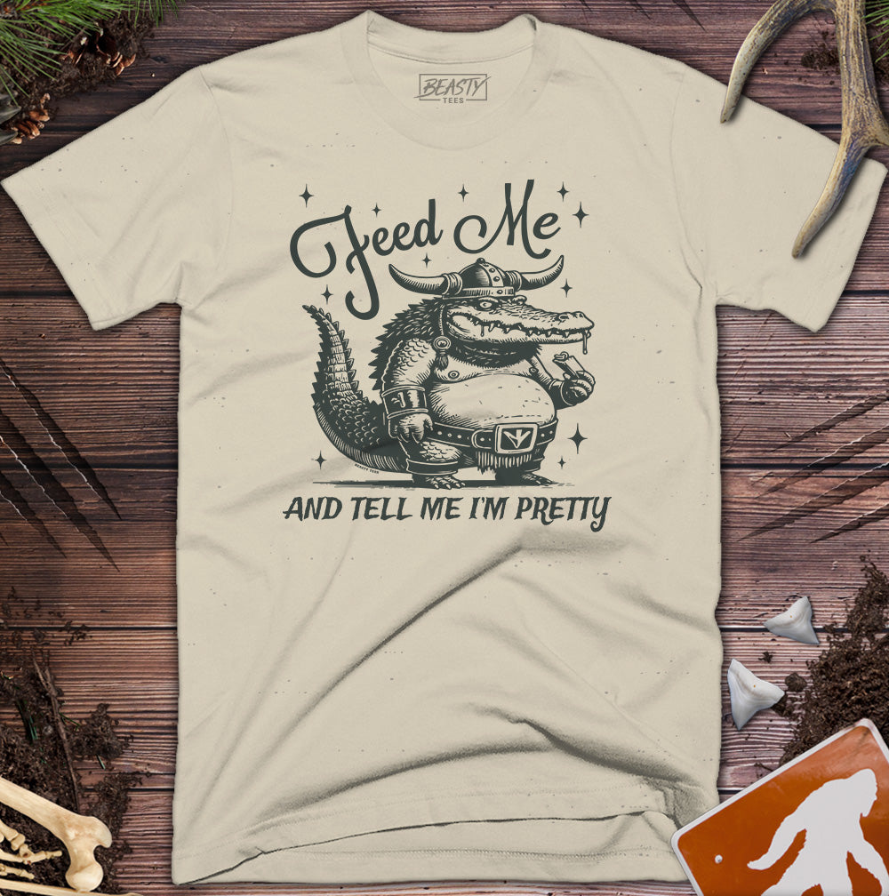 Feed Me Tell Me I'm Pretty Crocodile T-Shirt