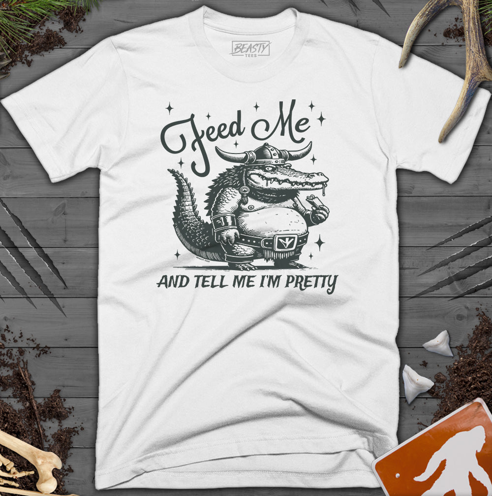 Feed Me Tell Me I'm Pretty Crocodile T-Shirt