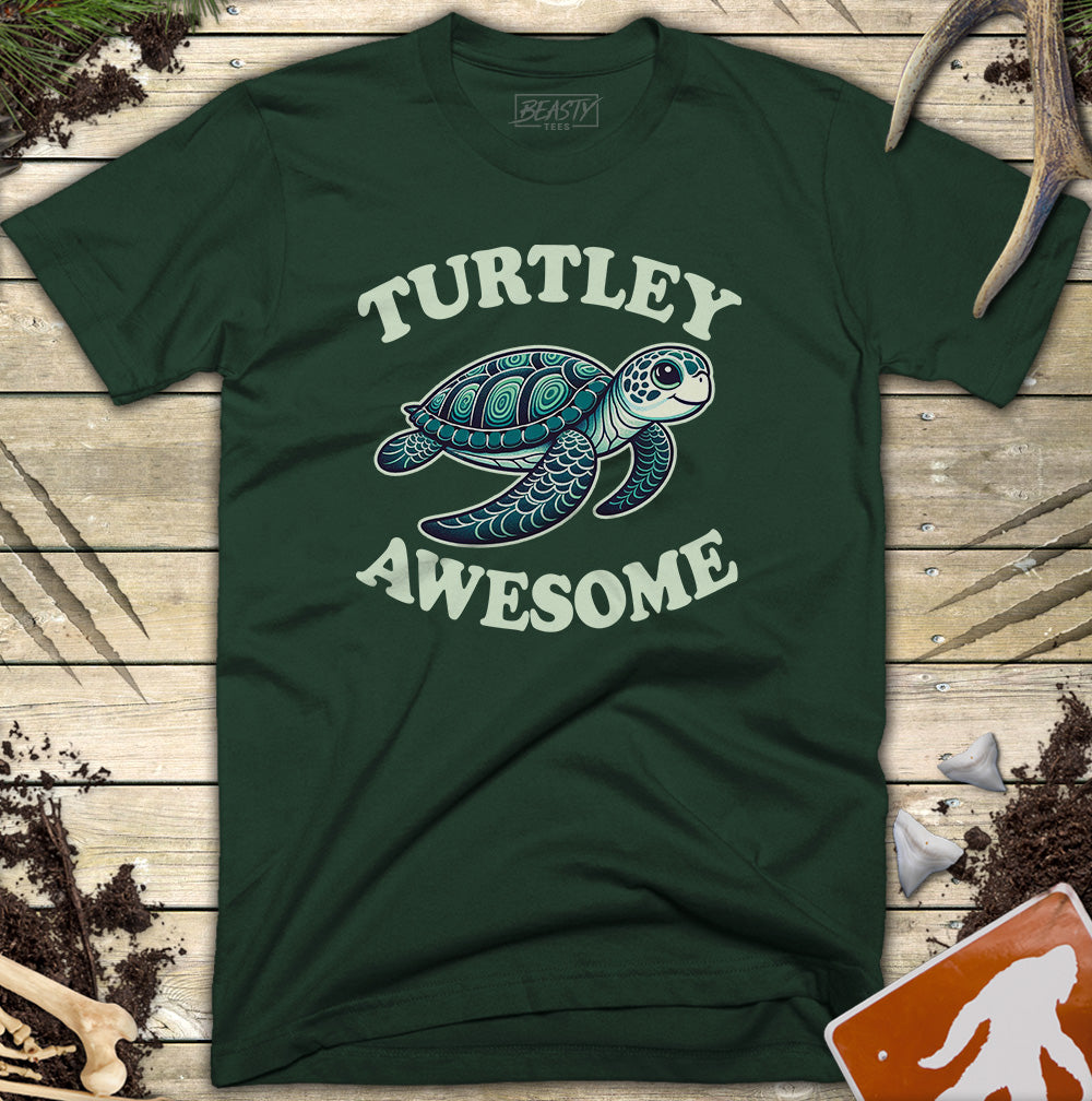 Turtley Awesome Sea Turtle T-Shirt