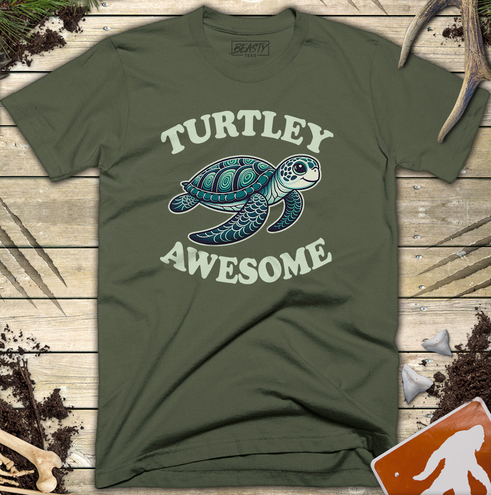 Turtley Awesome Sea Turtle T-Shirt