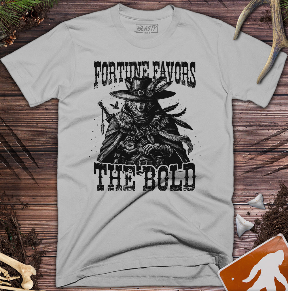 Fortune Favors The Bold Wolf T-Shirt