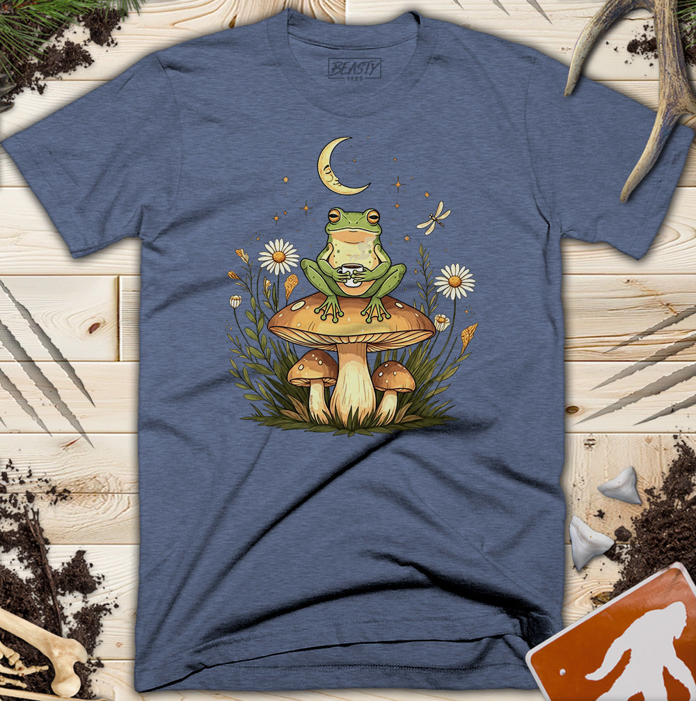 Mushroom Coffee Frog T-Shirt