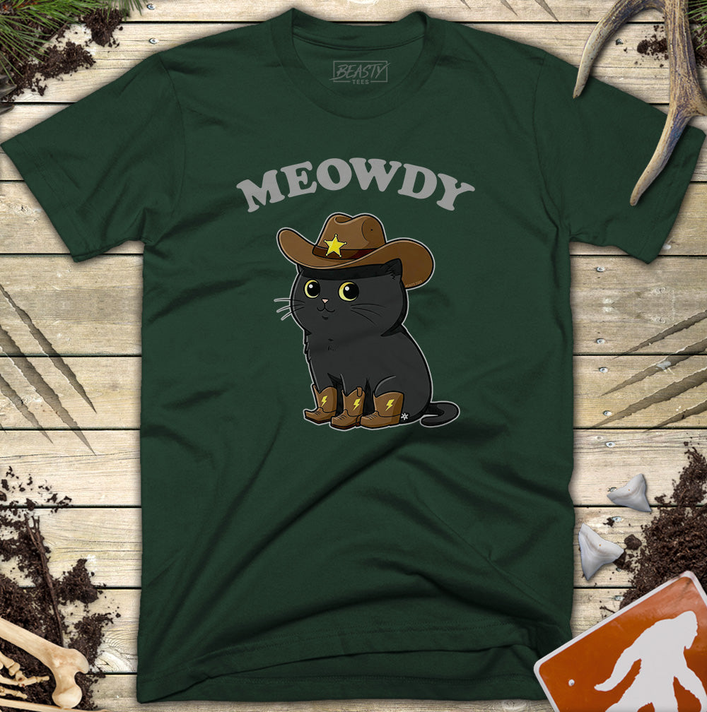 Cowboy Cat Meowdy T-Shirt