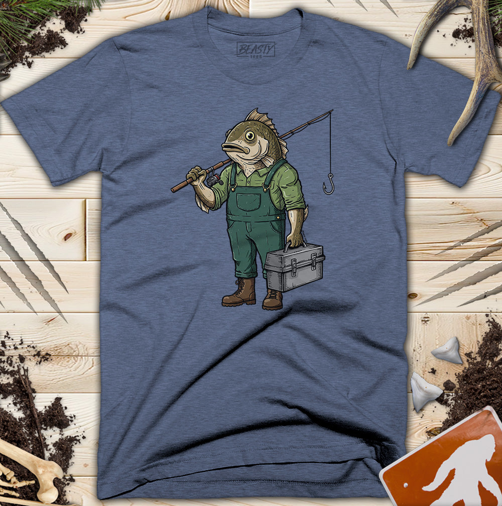 Fish Man Fisherman T-Shirt