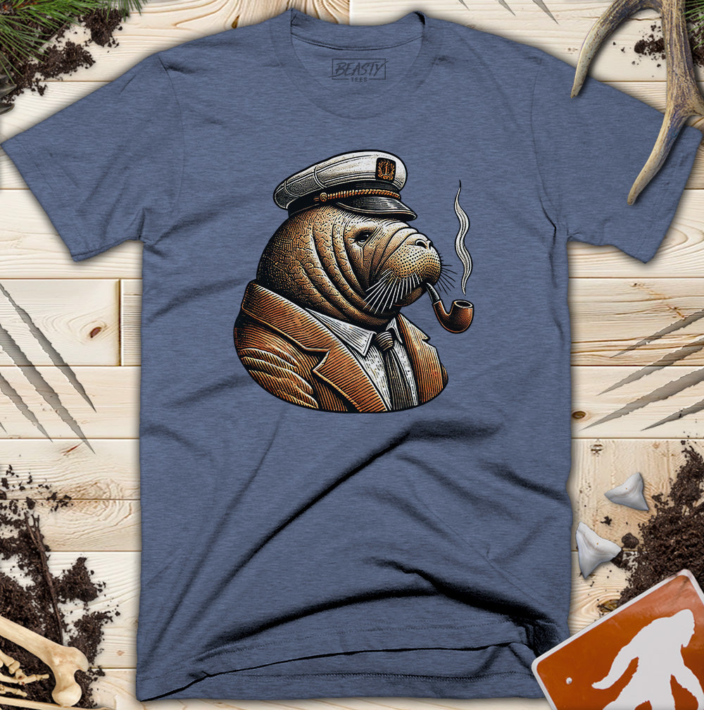 Manatee Sailor Captain T-Shirt