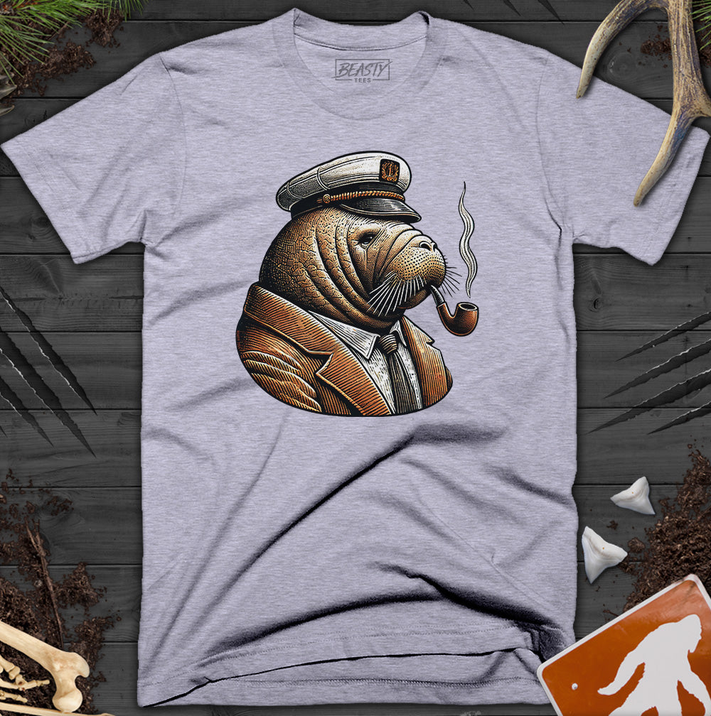 Manatee Sailor Captain T-Shirt
