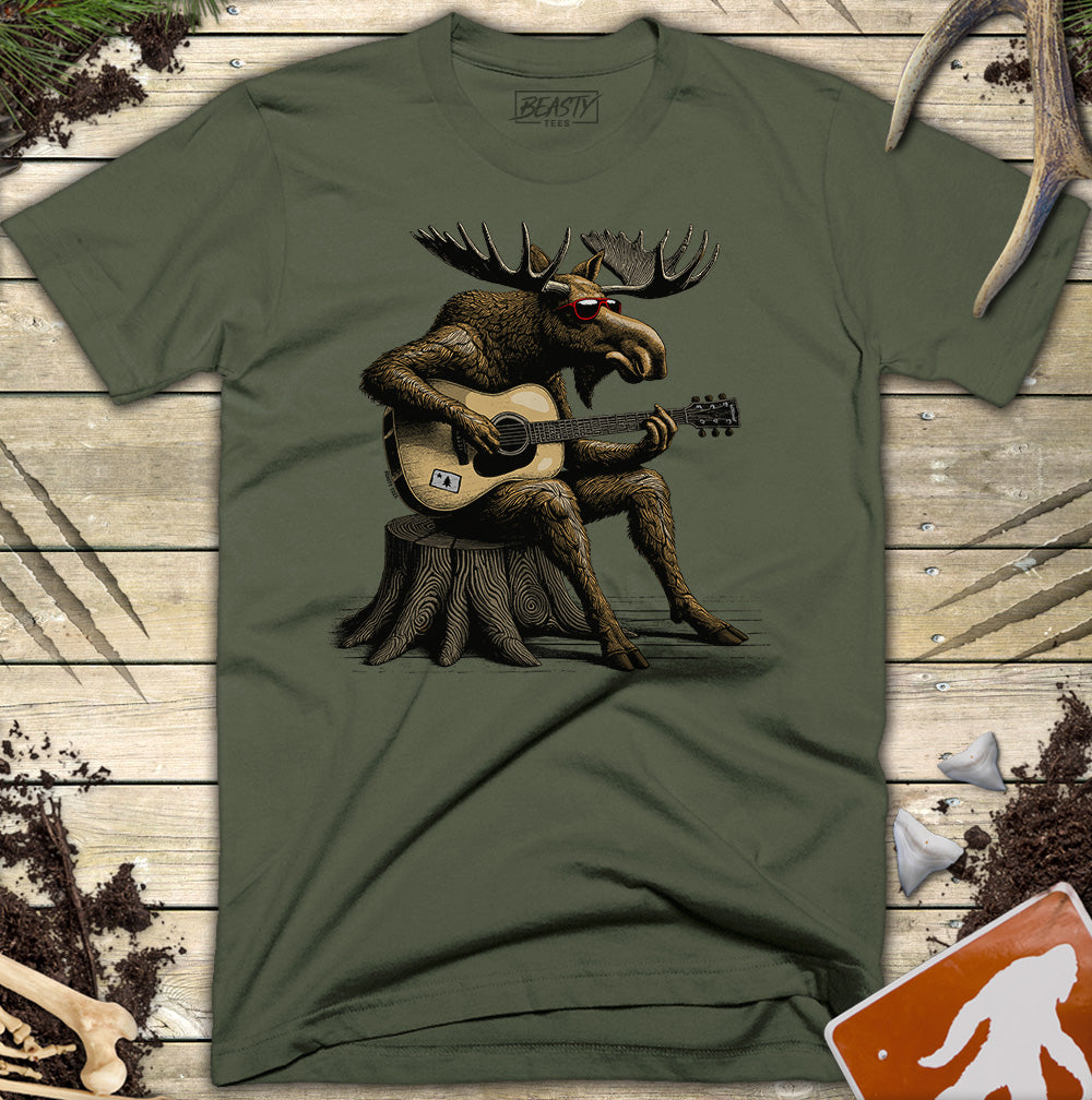 Moose Guitarist T-Shirt