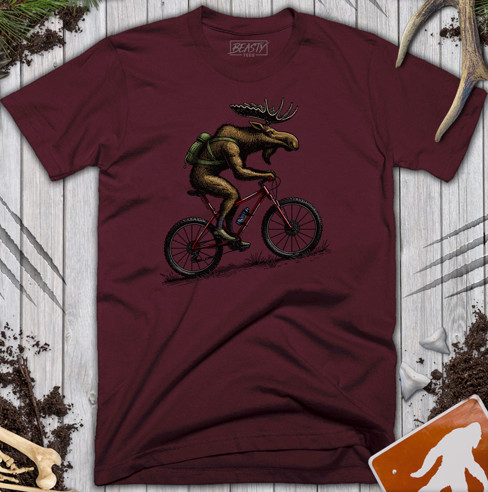 Mountain Bike Moose T-Shirt