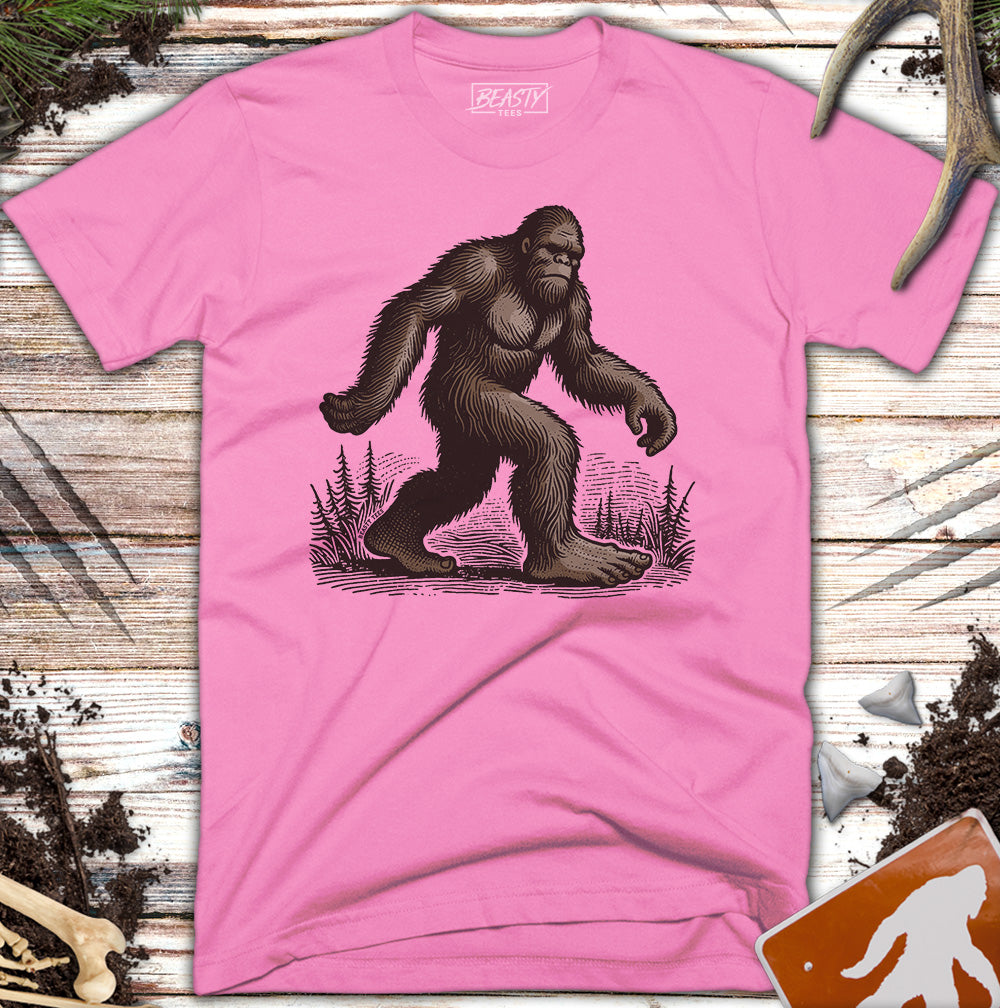Walking Bigfoot T-Shirt