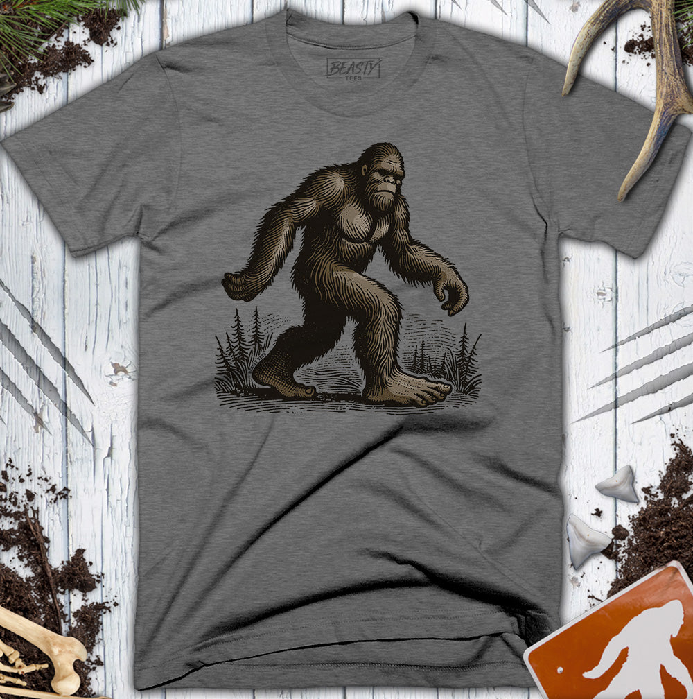 Walking Bigfoot T-Shirt
