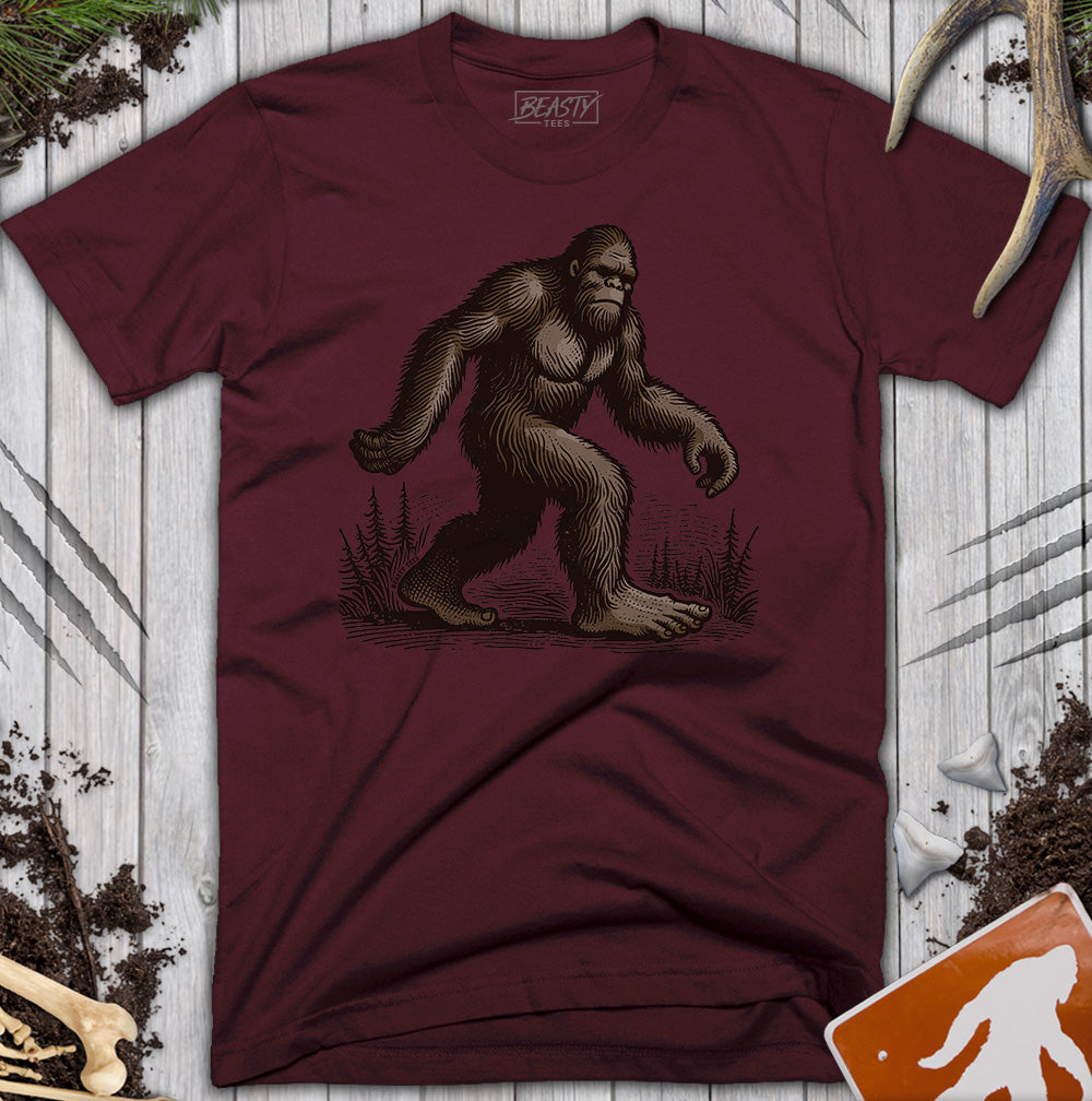 Walking Bigfoot T-Shirt