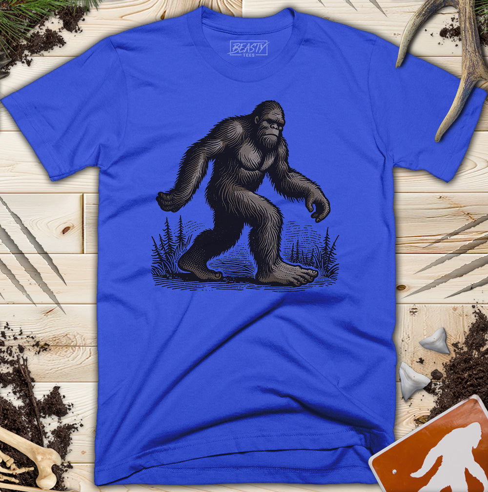Walking Bigfoot T-Shirt