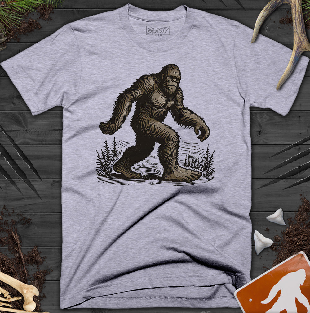 Walking Bigfoot T-Shirt