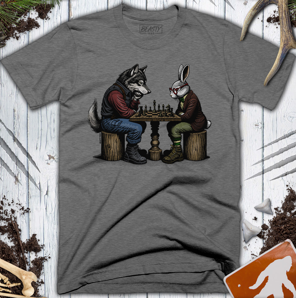 Wolf & Hare Chess T-Shirt