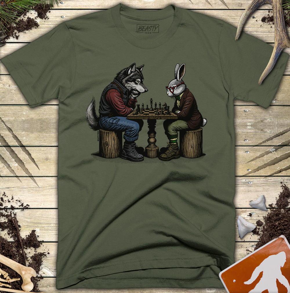 Wolf & Hare Chess T-Shirt