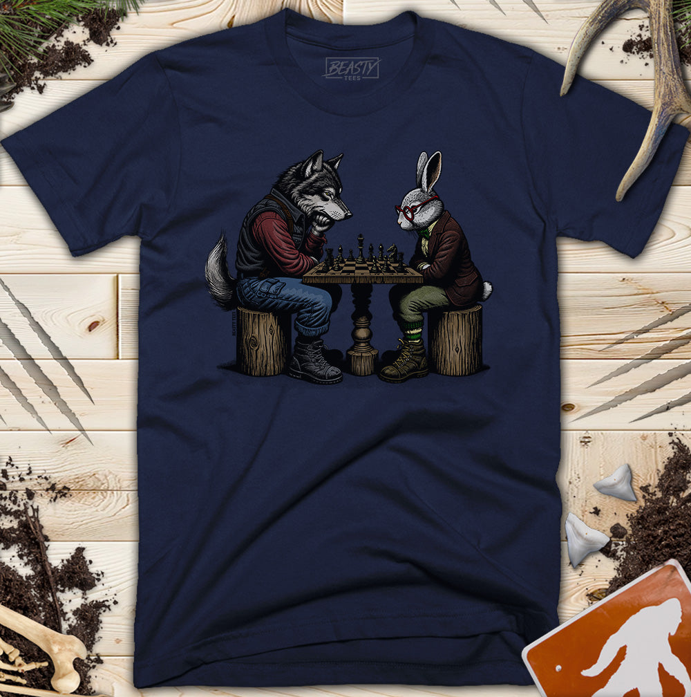 Wolf & Hare Chess T-Shirt