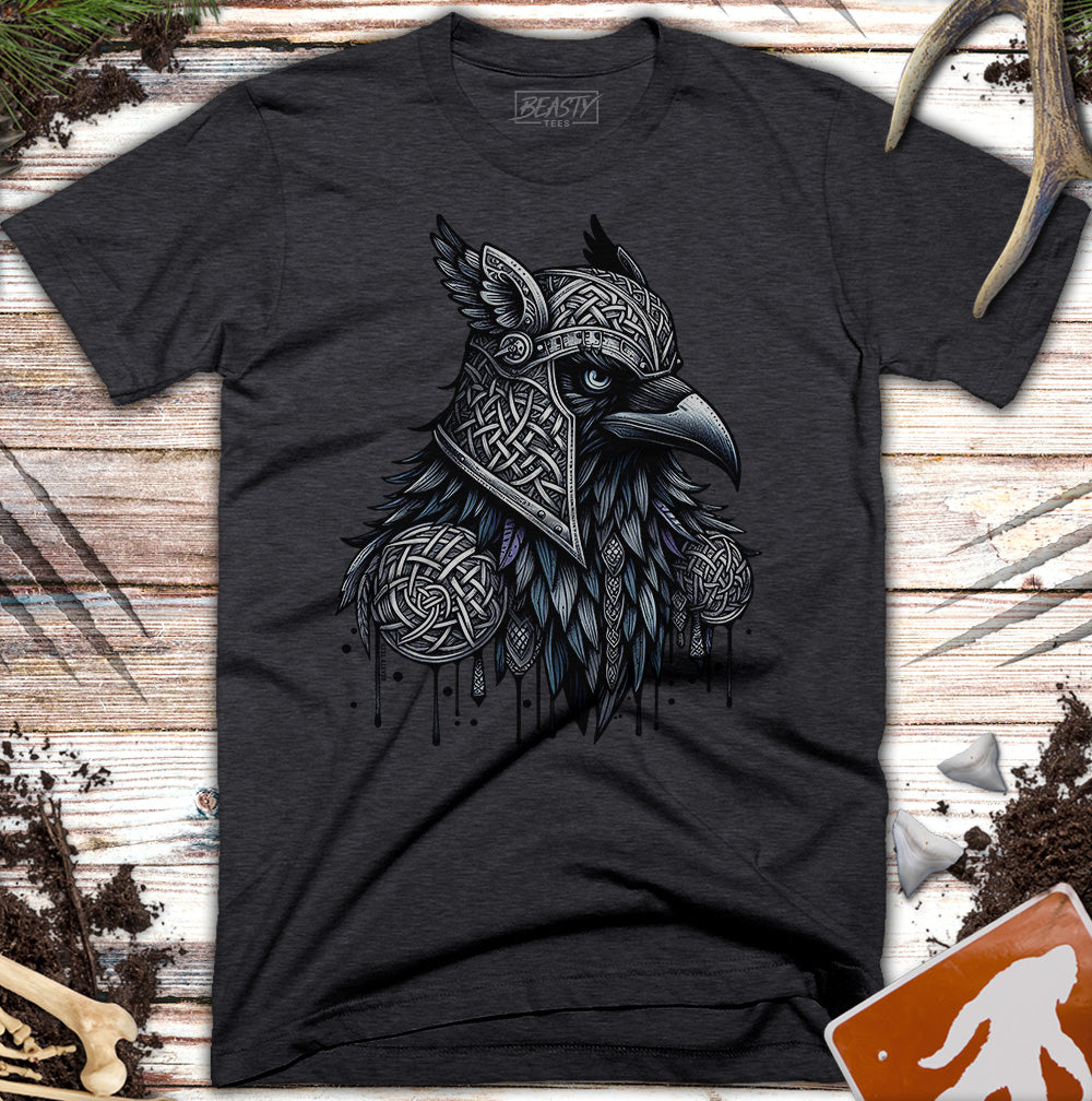 Celtic Raven Crow Warrior T-Shirt